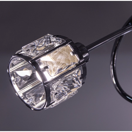 Plafon chromowany 3-punktowy szklany 57cm 6510/3 - Lampy Elem